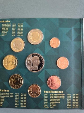 België. Year Set (BU) 2018/2022 Roi Philippe + Gent (2
