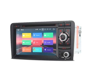Autoradio Gps 7  Android 9.0 Stéréo Multimédia Dvd A3,s3,rs3, Verzenden