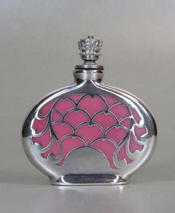 Chique Art Deco parfumflesje (Crowntop) - Parfumfles - .1000