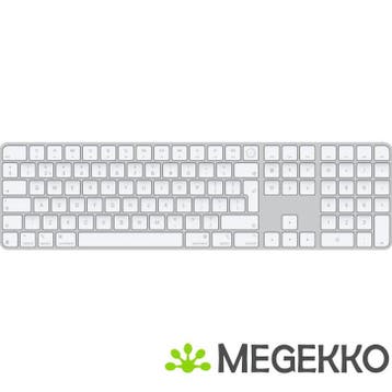 Apple Magic Keyboard TouchID Mac Numpad Draadloos Wit Qwerty, Verzenden