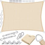Schaduwdoek - zonnedoek - zonwering - 3x4 meter - met, Verzenden