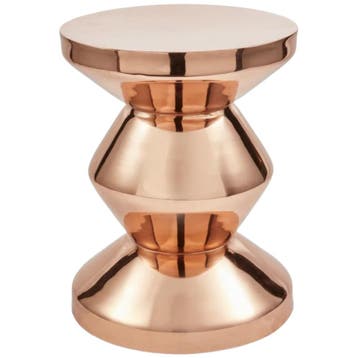 Polspotten Zig Zag Metallic Bronze - Kruk, Verzenden, Gebruikt