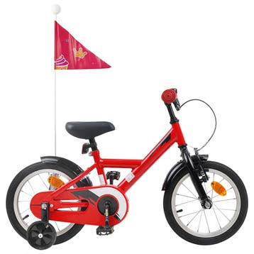 vidaXL Kinderfiets 14 Inch voor 3-5 jaar oud Rood, Verzenden, Nieuw