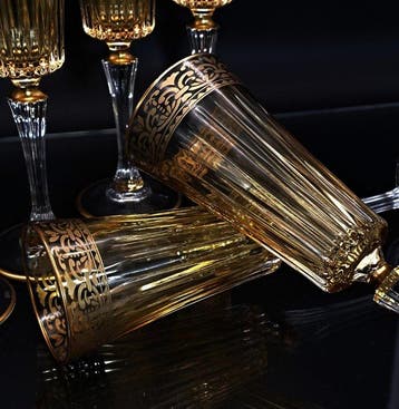 Artemisia - Champagne fluitje (6) - Kristal, Antiek en Kunst