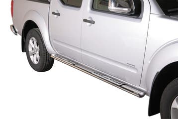Side Bars | geschikt voor Nissan | Navara Double Cab 10-17 4, Verzenden