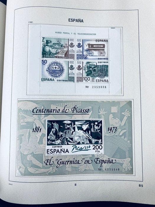 Espagne - Collection Espagne, Blocs inclus, Timbres & Monnaies, Timbres | Europe | Espagne