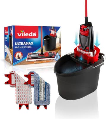Vileda Ultramax Set -23% korting! Retour deal, weg is weg, Verzenden, Dweilemmer, -bak, of -wagen