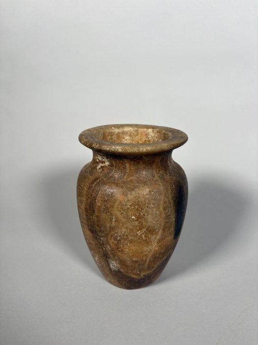 Oud-Egyptisch Albast sculptuur - 20 cm, Verzamelen, Mineralen en Fossielen
