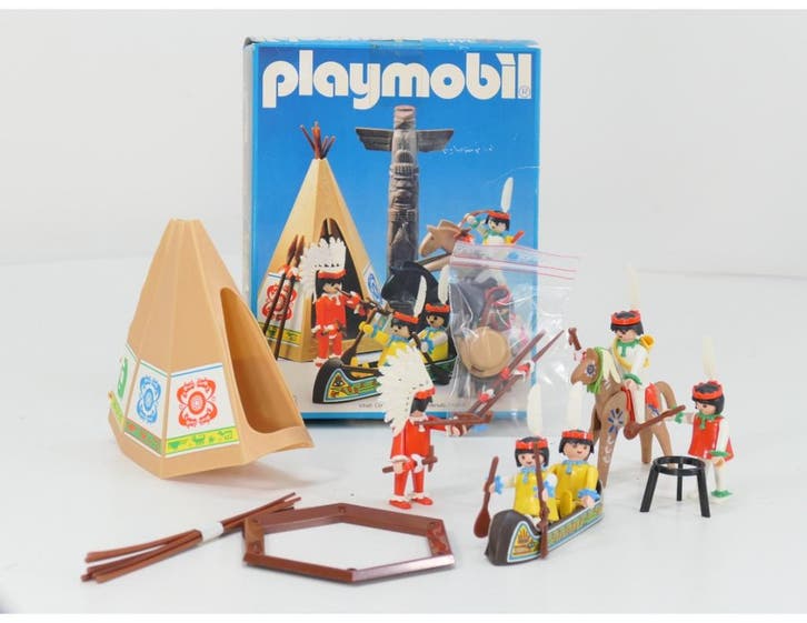 Playmobil 3483 Western Indianenset incompleet OVP #9550, Hobby en Vrije tijd, Modelbouw | Overige, Gebruikt, Ophalen of Verzenden