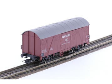 Schaal H0 Roco 47713 gesloten goederenwagen Henschel va..., Hobby en Vrije tijd, Modeltreinen | H0, Gebruikt, Gelijkstroom, Overige typen
