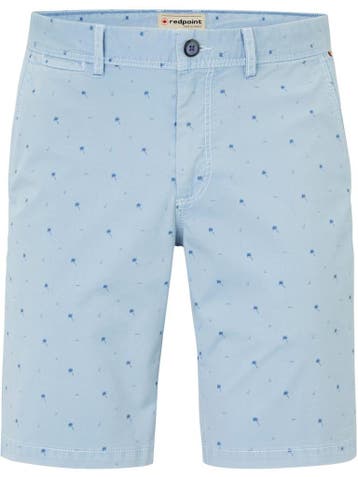 Redpoint Korte Broek Met Palmboom Motief Blauw Dawson, Verzenden, Nieuw