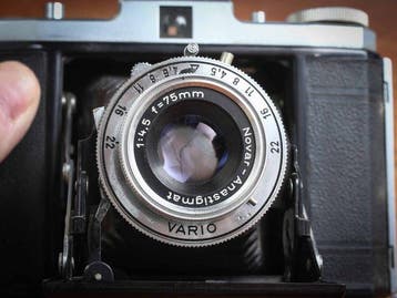 Zeiss Ikon Nettar 517/16 avec Novar 4,5/75 mm, Audio, Tv en Foto, Fotocamera's Analoog, Nieuw