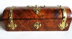Boîte - Laiton doré, Acajou - Antique victorien