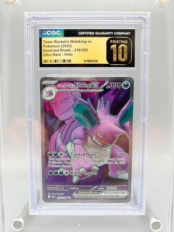 Pokémon Graded card - Team Rockets Nidoking ex - CGC