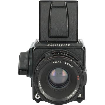 Tweedehands Hasselblad 501C met CF Planar 80/2.8 CM2584, Ophalen of Verzenden, Gebruikt