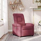 Fauteuil Wijnrood | 47% korting | Retour deal!, Huis en Inrichting, Fauteuils, Overige materialen, Verzenden, 75 tot 100 cm, Zo goed als nieuw