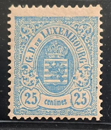 Luxemburg 1875/1879 - Nr.33 * - Haarlem Druck
