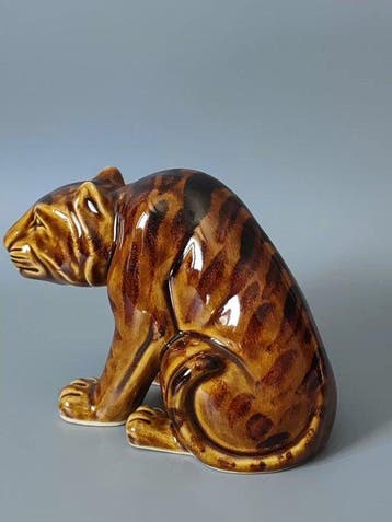 Japanese Ceramic Tiger Figurine – Zodiac Tiger Ceramic