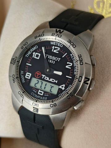 Tissot - T-Touch Titanium Touch Screen Chronograph - Sans, Nieuw