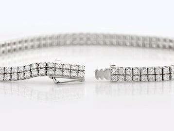 Armband - 14 karaat Witgoud - 3.02ct. tw. Diamant