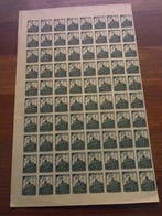 Spanje 1941 - Blok van 80 onperforeerde postzegels., Gestempeld