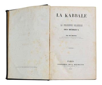 Ad. Franck - La Kabbale - 1843-1843