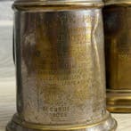 Lampe à huile (5) - Laiton nickelé - Lampes des mineurs