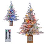 2dekans | Coast Kunstkerstboom 120 cm Groen/Wit – Met Sneeuw, Diversen, Ophalen of Verzenden, Nieuw