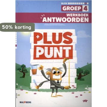 groep 4 blok 9-10 / Pluspunt / Werkboek antwoorden, Verzenden, Zo goed als nieuw, A. van Gool