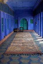 Tapis Vintage Talsint de la région de Haouz – Tapis en laine