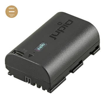Jupio accu Canon LP-E6P Ultra USB-C Edition  (2600mAh), Audio, Tv en Foto, Accu's en Batterijen, Ophalen of Verzenden, Nieuw