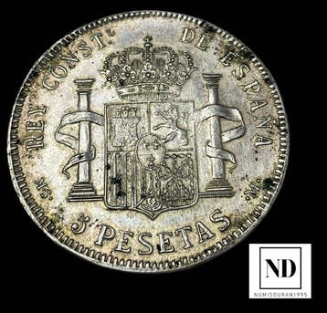 Espagne. Alphonse XII. Medal 1895 - Medalla - fantasía de