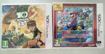 Nintendo - 3DS - Ben 10 Omniverse 2 / Mario Party Island, Nieuw