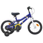 vidaXL Kinderfiets 14 Inch voor 3-5 jaar oud Blauw wit, Verzenden, Nieuw