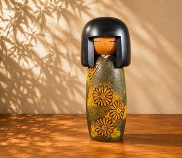 Creatieve Kokeshi – “Kiku no Ka” - Hout - Kh () - Japan