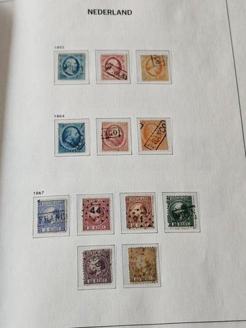 Nederland 1852/1953 - Davo 1 betere verzameling inc top nrs, Gestempeld