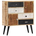 vidaXL Dressoir 70x30x78 cm massief mangohout, Huis en Inrichting, Kasten | Dressoirs, Verzenden, Nieuw