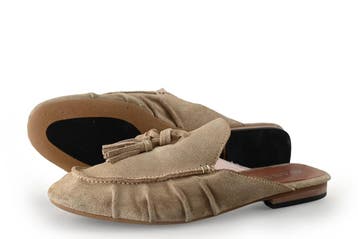 Ayana Instappers in maat 38 Beige, Kleding | Dames, Verzenden, Zo goed als nieuw, Ayana, Instappers