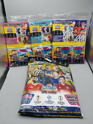 2021/22 Topps Match Attax 200 Sealed packs + 1 starter pack, Nieuw
