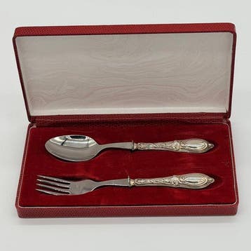 Ménagère (2) - Argent 835 - fourchette / cuillère