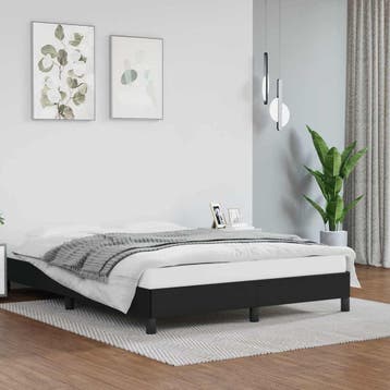 vidaXL Bedframe kunstleer zwart 140x200 cm, Verzenden, Nieuw