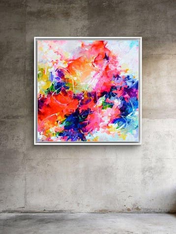 Roxana Soos - Dewy Morning Light - Large Abstract Painting