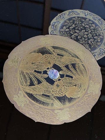 Aizu Lacquer Raden Suzuri-bako with presentation box &