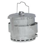 Frituurvetemmer | 12L | Schenktuitdop | Vergrendelbaar |, Verzenden, Nieuw in verpakking