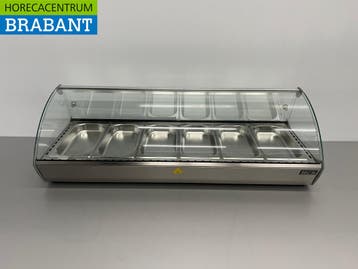 HCB Warmhoudvitrine 6 x 1/3 GN 68 liter 230V Horeca, Ophalen of Verzenden, Nieuw in verpakking