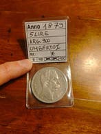 Italië. 5 Lire 1879 - 30 Baiocchi 1767 - 120 Grana 1818