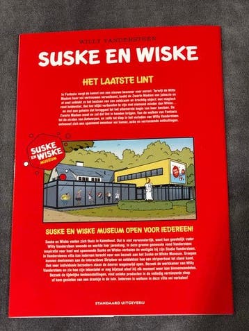 Suske en Wiske - Het laatste lint - Speciale editie Museum, Boeken, Stripverhalen, Nieuw