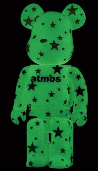 Medicom Toy - BE@RBRICK 400% & 100% atmos Star (Glow ver.)