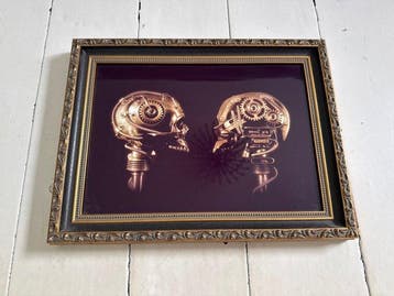 Christopher Conte - Reliëf, Cognition - 26 cm - Metaal,