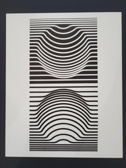 Victor Vasarely (1906-1997) - Vasarely, Sir - Ris, 1952., Antiek en Kunst, Antiek | Overige Antiek